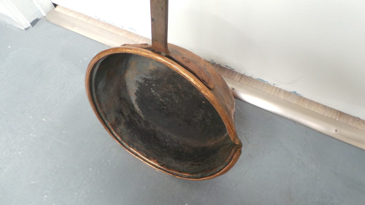 Antique French Copper Saucepan