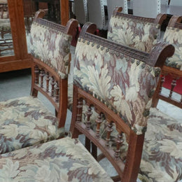Set of Four Antique Upholstered Chairs