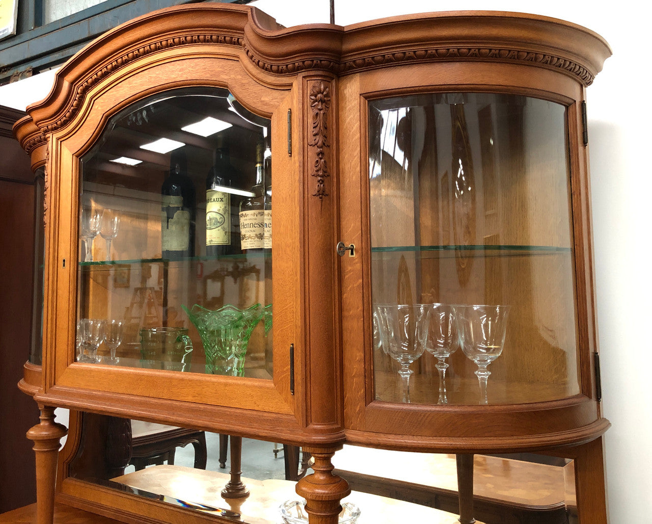 Beautiful French Oak Louis XVI Style Carved Buffet | Antique & Vintage | Moonee Ponds Antiques | Australia Wide Delivery