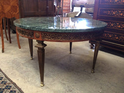 French Green Marble Coffee Table | Antique & Vintage | Moonee Ponds Antiques | Australia Wide Delivery