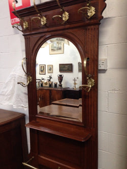 French Walnut Hall Stand | Antique & Vintage | Moonee Ponds Antiques | Australia Wide Delivery