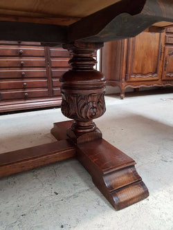 French Oak Extension Dining Table-1 | Antique & Vintage | Moonee Ponds Antiques | Australia Wide Delivery
