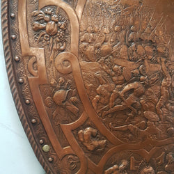 Antique Embossed Copper Shield | Antique & Vintage | Moonee Ponds Antiques | Australia Wide Delivery