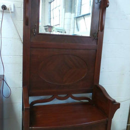 Antique Walnut Hall stand
