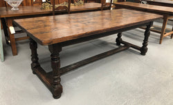 Early 19th Century French Figured Elm Farmhouse Table | Antique & Vintage | Moonee Ponds Antiques | Australia Wide Delivery