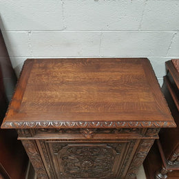 French 20th Century Carved Cabinet