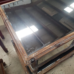 Rustic French Provincial Mirror Coffee Table