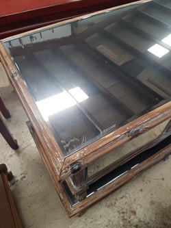 Rustic French Provincial Mirror Coffee Table | Antique & Vintage | Moonee Ponds Antiques | Australia Wide Delivery