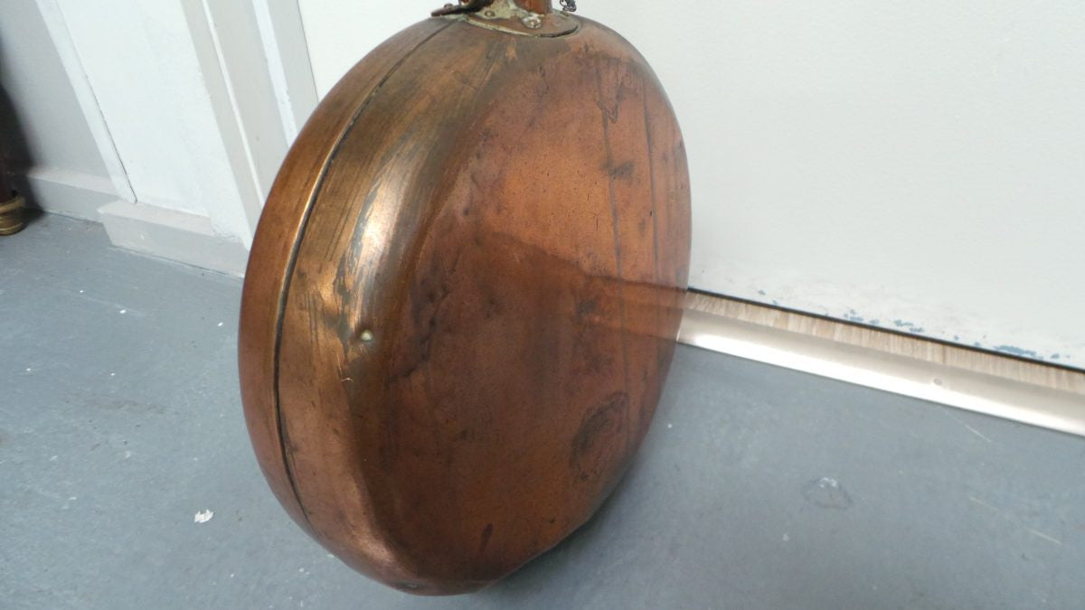 Antique French Copper Bed Warmer | Antique & Vintage | Moonee Ponds Antiques | Australia Wide Delivery