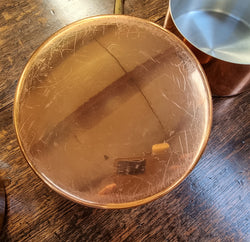 Set of Five French Vintage Copper & Brass Saucepans | Antique & Vintage | Moonee Ponds Antiques | Australia Wide Delivery