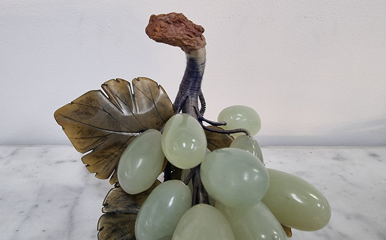 Stunning Vintage Chinese Jade Grapes | Antique & Vintage | Moonee Ponds Antiques | Australia Wide Delivery