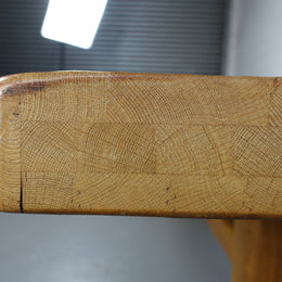 Amazing Rustic Oak French 10 seater refectory farmhouse table. This table can very comfortably seat 10 people and 12 if needed. The top has a charming natural rustic feel and it is in very good original detailed condition.
