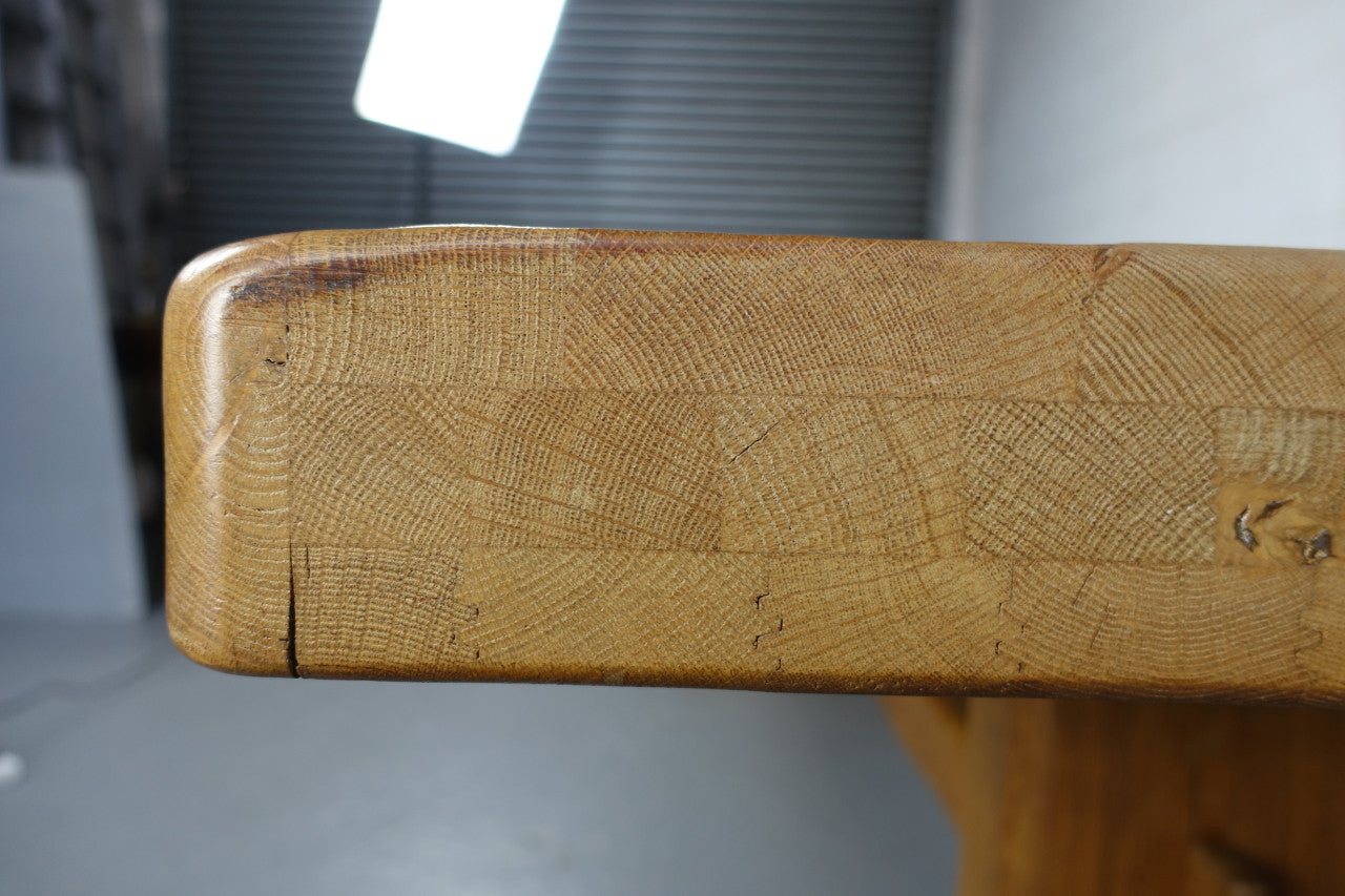 Amazing Rustic Oak French 10 Seater Refectory Farmhouse Table | Antique & Vintage | Moonee Ponds Antiques | Australia Wide Delivery