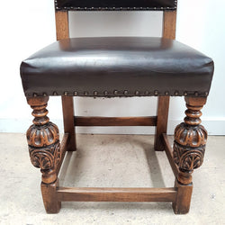 Set Of Ten Tudor Style Dining Chairs | Antique & Vintage | Moonee Ponds Antiques | Australia Wide Delivery