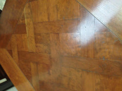 French Provincial Style Parquetry Top Dining Table | Antique & Vintage | Moonee Ponds Antiques | Australia Wide Delivery