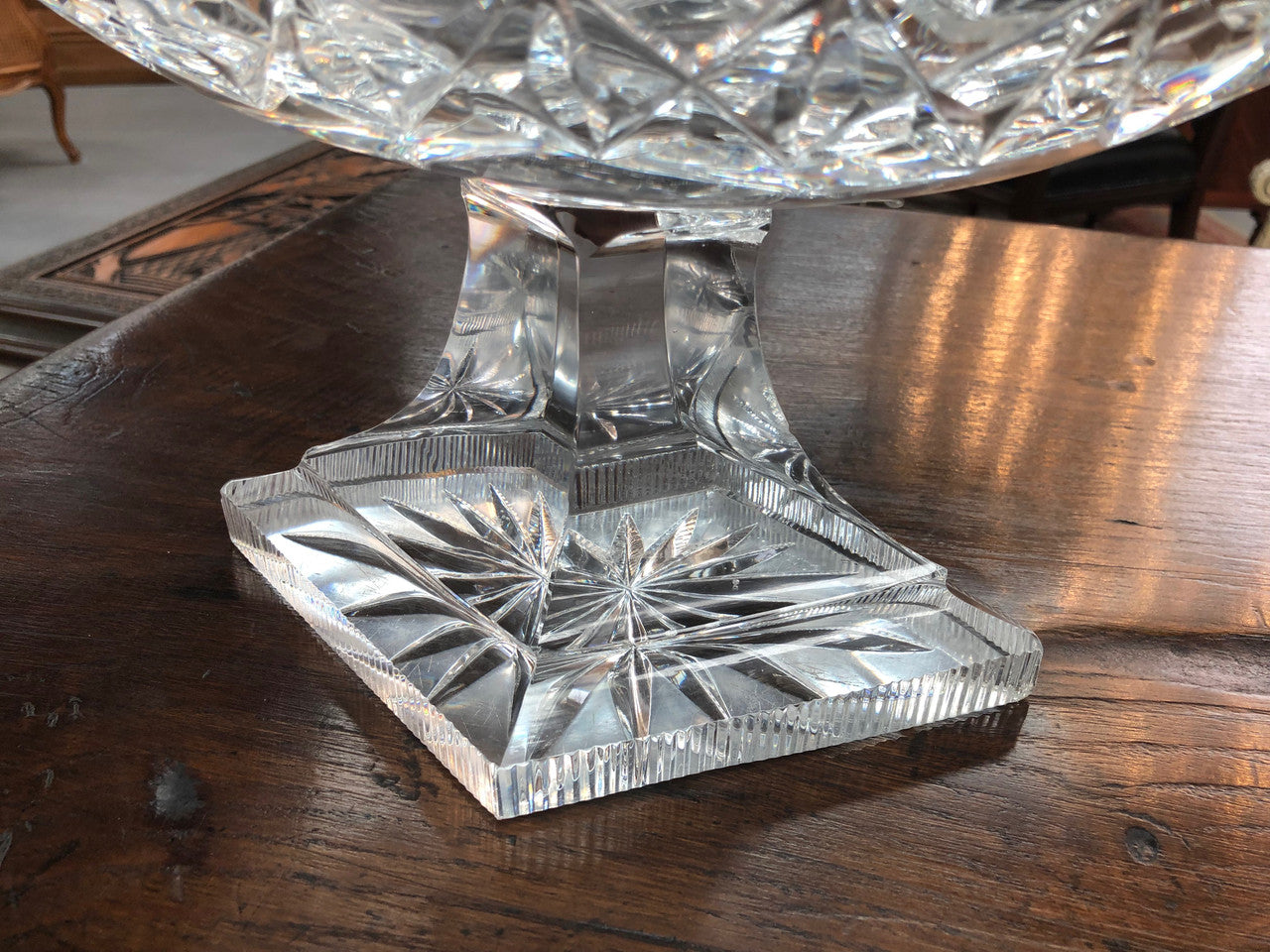 Beautiful Cut Crystal Bowl | Antique & Vintage | Moonee Ponds Antiques | Australia Wide Delivery