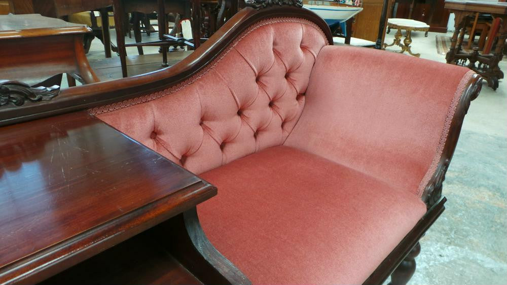 Vintage Telephone Seat and Table