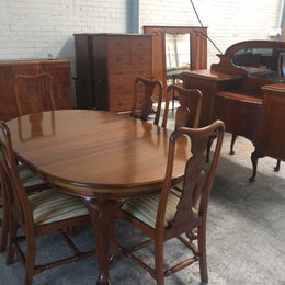 Clearance Australian Blackwood Dining Suite