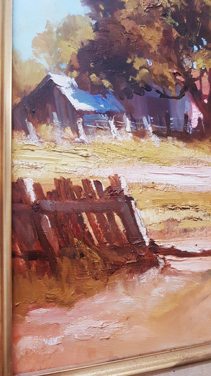 D'Arcy W. Doyle "The Cricket Match" Oil Painting | Antique & Vintage | Moonee Ponds Antiques | Australia Wide Delivery