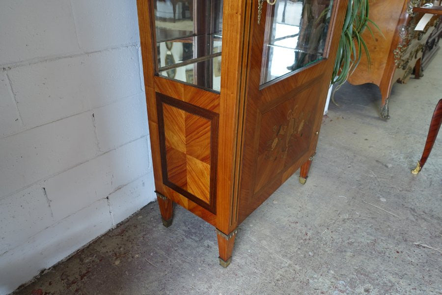 French Walnut Inlaid Vitrine | Antique & Vintage | Moonee Ponds Antiques | Australia Wide Delivery