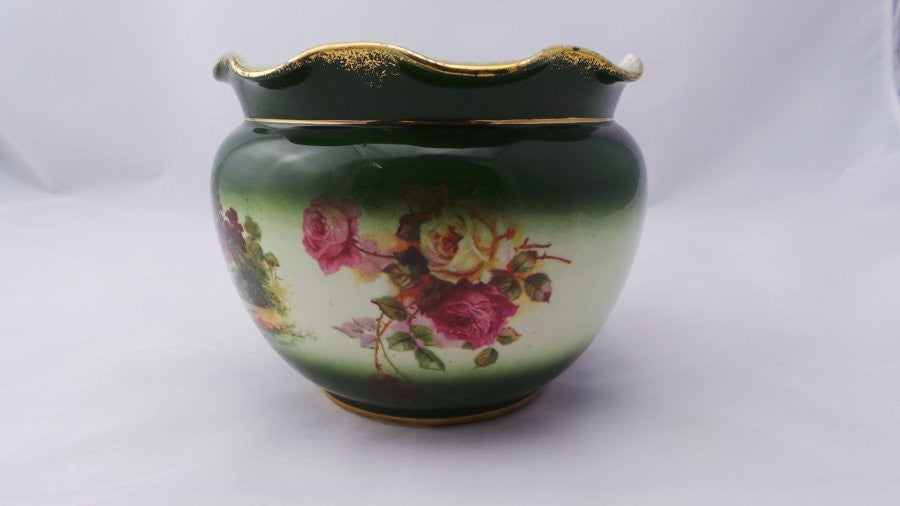 Small Edwardian Floral Jardiniere | Antique & Vintage | Moonee Ponds Antiques | Australia Wide Delivery