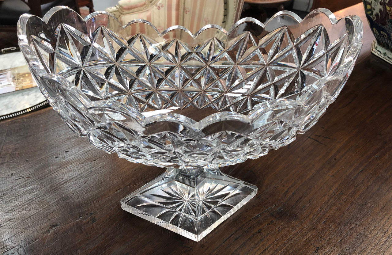 Beautiful Cut Crystal Bowl | Antique & Vintage | Moonee Ponds Antiques | Australia Wide Delivery