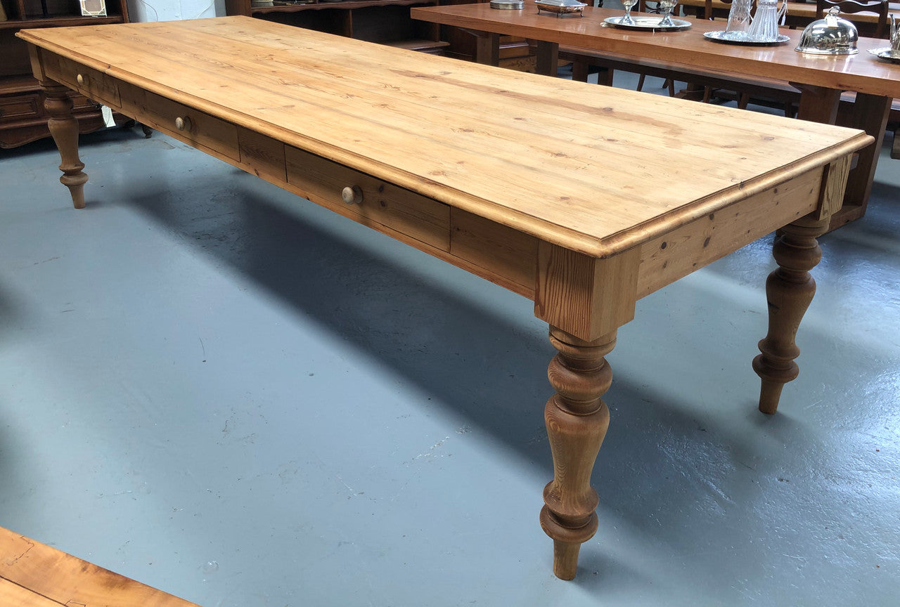 Amazing Baltic Pine Long Dining Table | Antique & Vintage | Moonee Ponds Antiques | Australia Wide Delivery