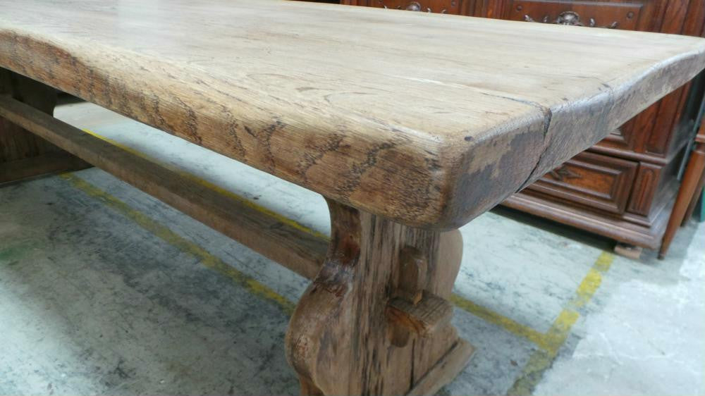 Light French Oak Dining Table