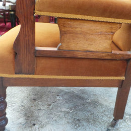 Edwardian Upholstered Chair-1