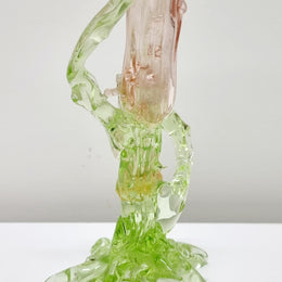 Lovely Victorian Uranium Glass Sculpture in good orginal condition. Please view photos as they form part of the description.