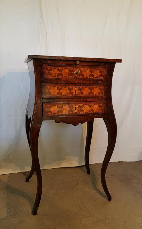 Antique Continental Bedside Cabinet