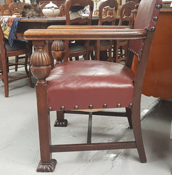 Tudor Style Desk Chair | Antique & Vintage | Moonee Ponds Antiques | Australia Wide Delivery
