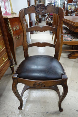 Set Of 6 French Oak Upholstered Chairs-1 | Antique & Vintage | Moonee Ponds Antiques | Australia Wide Delivery