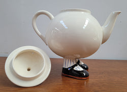 Vintage Walking Feet Teapot Wearing Mary Jane Shoes Marked Lustre Carlton Ware | Antique & Vintage | Moonee Ponds Antiques | Australia Wide Delivery