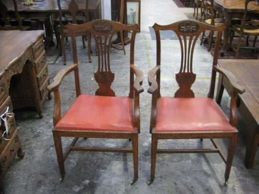 Pair of French Carver Chairs