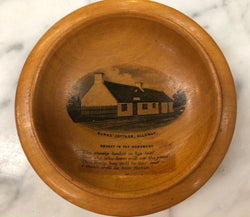 Antique Mauchline Ware Dish "Burns Cottage, Alloway" | Antique & Vintage | Moonee Ponds Antiques | Australia Wide Delivery