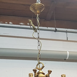 French 19th Century Napoleon III Gilt Bronze Chandelier