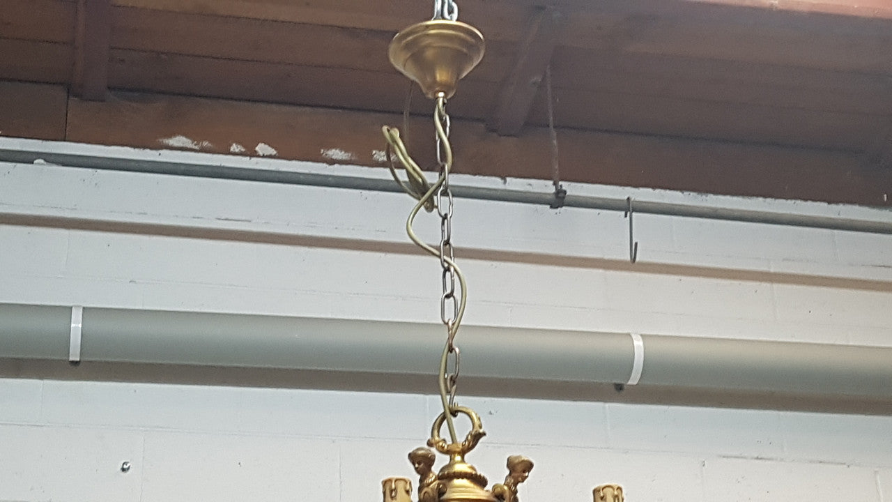 French 19th Century Napoleon III Gilt Bronze Chandelier | Antique & Vintage | Moonee Ponds Antiques | Australia Wide Delivery