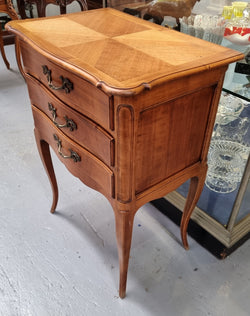 French Cherrywood Small Chest of Three Drawers | Antique & Vintage | Moonee Ponds Antiques | Australia Wide Delivery