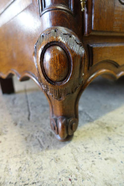 French Oak Entertainment Cupboard | Antique & Vintage | Moonee Ponds Antiques | Australia Wide Delivery