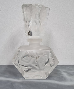 Vintage Etched Crystal Perfume Bottle | Antique & Vintage | Moonee Ponds Antiques | Australia Wide Delivery