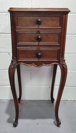 French Rosewood Louis XV Style Single Bedside Cabinet | Antique & Vintage | Moonee Ponds Antiques | Australia Wide Delivery