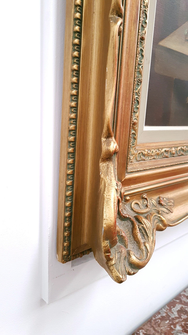 Large Signed M. Govers English Oil On Canvas | Antique & Vintage | Moonee Ponds Antiques | Australia Wide Delivery
