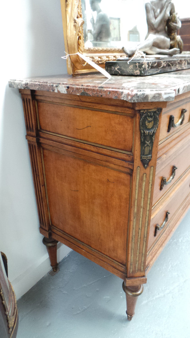 A Fabulous Continental 19th Century Walnut Three Drawer Commode | Antique & Vintage | Moonee Ponds Antiques | Australia Wide Delivery