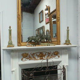 French Gilded Decorative Napoleon III Style Mirror