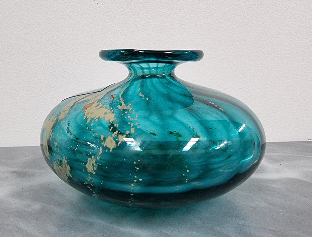Stunning Signed Phoenician Glass Vase Made In Malta | Antique & Vintage | Moonee Ponds Antiques | Australia Wide Delivery
