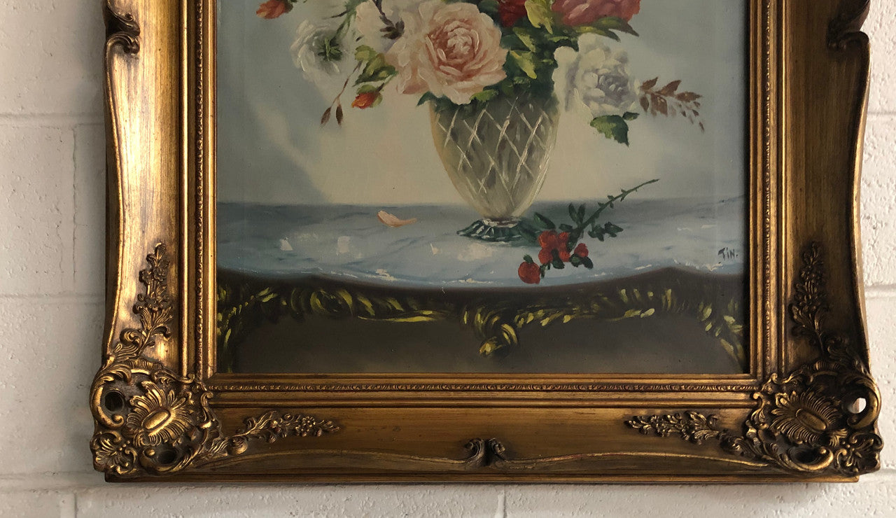 Beautiful Floral oil on canvas