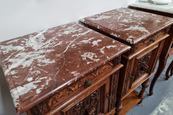 Fabulous Pair of Antique Gothic Style Bedside Cabinets | Antique & Vintage | Moonee Ponds Antiques | Australia Wide Delivery