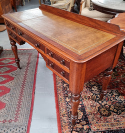Fabulous Victorian Cedar Leather top Desk | Antique & Vintage | Moonee Ponds Antiques | Australia Wide Delivery