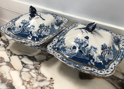 Beautiful pair of Antique Tureens | Antique & Vintage | Moonee Ponds Antiques | Australia Wide Delivery